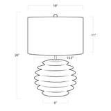 Accordian Table Lamp (Round)