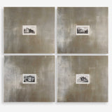 Historical Buildings Framed Prints, Set of 4