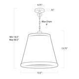 Augustine Outdoor Pendant Small
