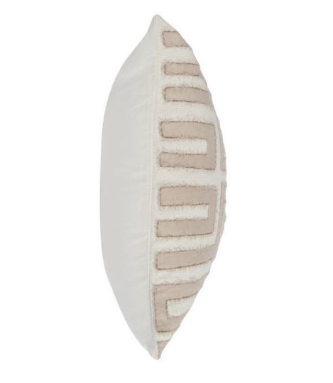 Mateo Natural Pillow full side view