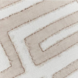 Mateo Natural Pillow up close view