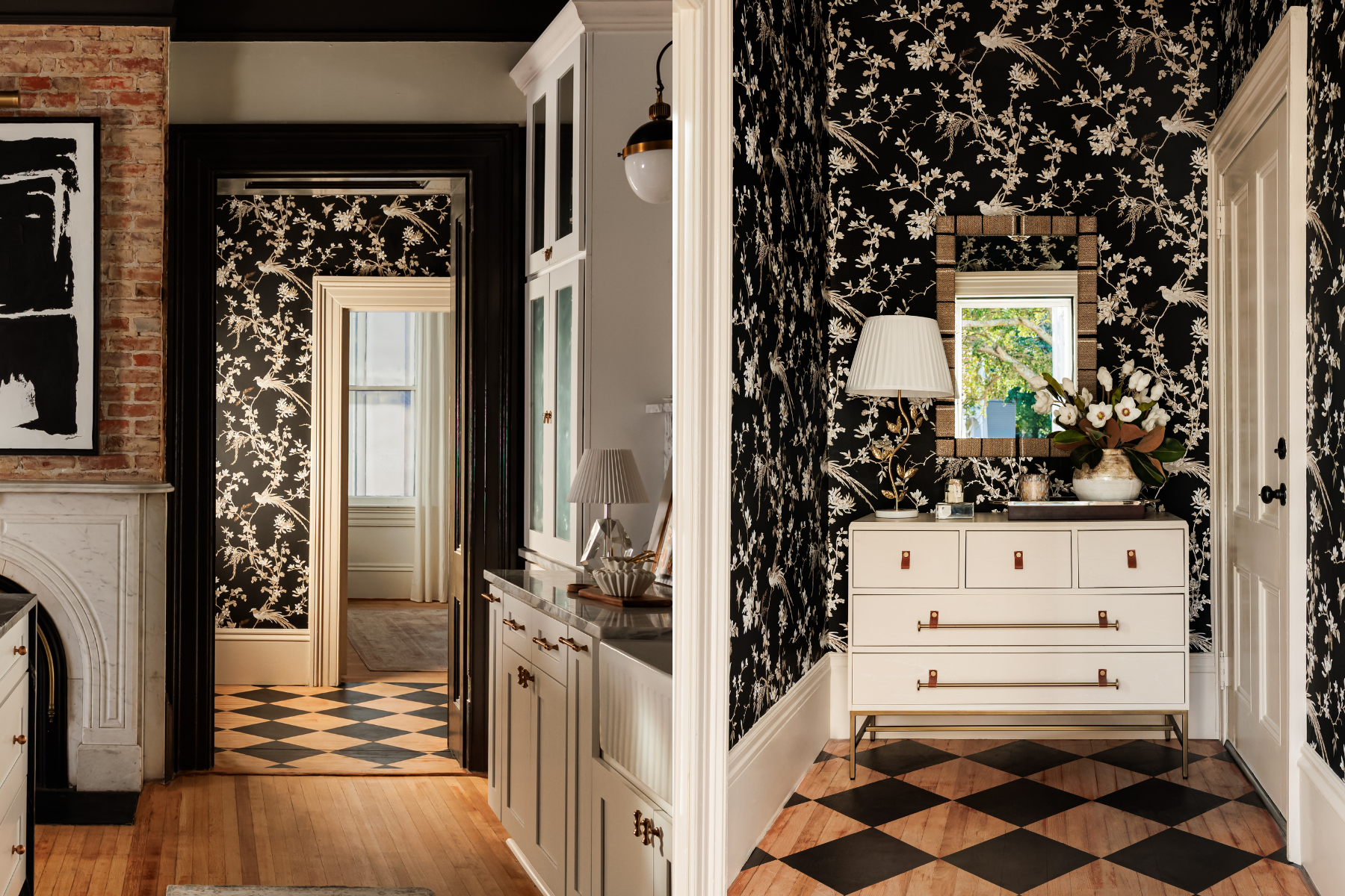 Transforming a Small Hallway into a Bold Statement