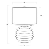 Accordian Table Lamp (Round)