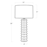 Accordian Table Lamp