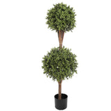 UV Boxwood Double Ball Topiary - 48"