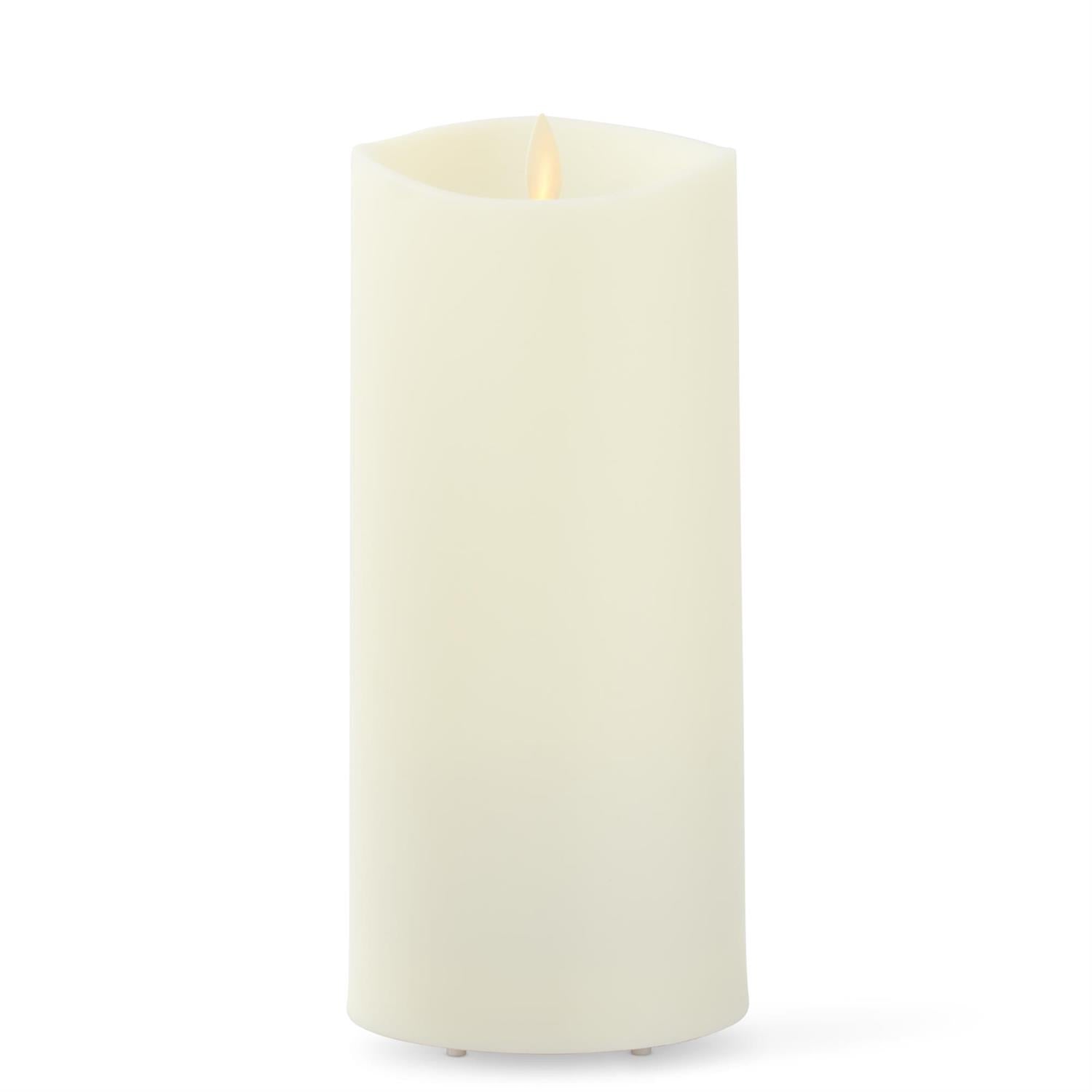 Ivory Outdoor Pillar Luminara Candle