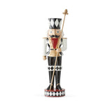 Red & White Soldier Nutcracker w/ Staff, 20 in