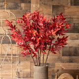 36" Japanese Maple Leaf Branch - Set of 12