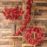 36" Japanese Maple Leaf Branch - Set of 12