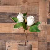 27" Magnolia Flower and Bloom Stem - Set of 12