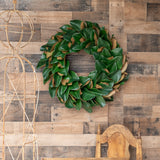 27" Magnolia Leaf Wreath