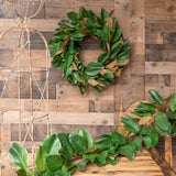 23" Magnolia Leaf Wreath