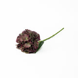 20" Antique Burgundy Real Touch Hydrangea - Set of 12