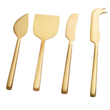 Gold Cheese Servers, Set of 4