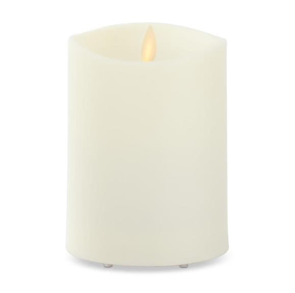 Ivory Outdoor Pillar Luminara Candle