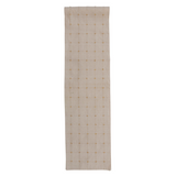 Woven Cotton Table Runner w/ Metallic Gold Thread