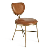 Perch Dining Chair, Dark Caramel