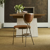 Perch Dining Chair, Dark Caramel