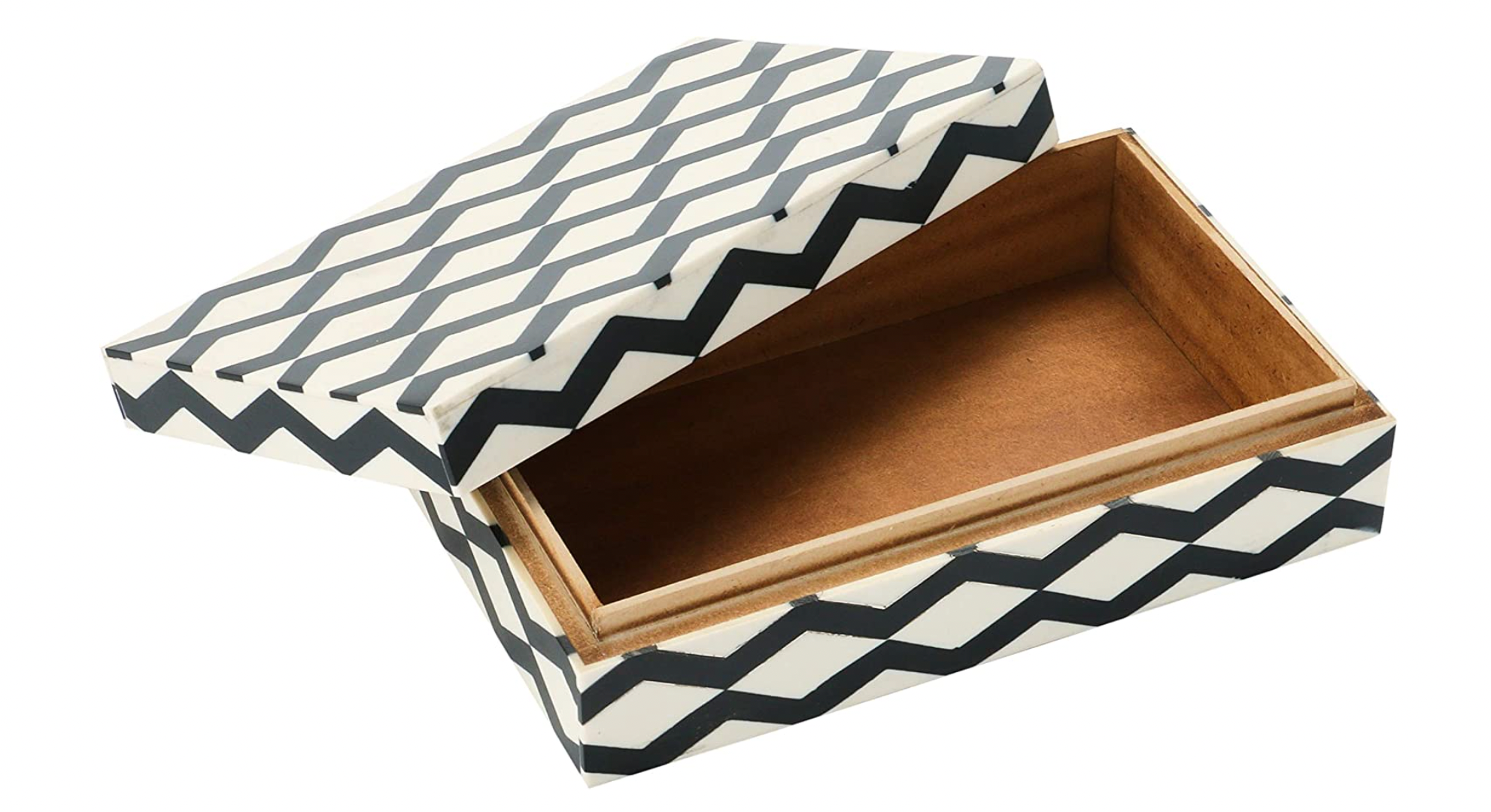 Black and cream decorative box 