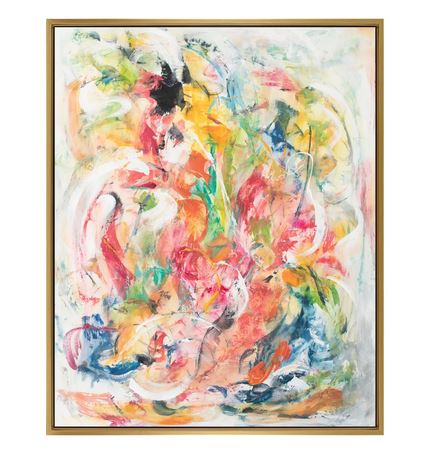 Blooming Joy abstract wall art