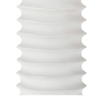 White lamp with white background.
