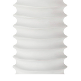White lamp with white background.