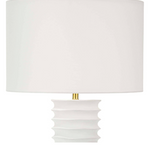 White lamp with white background