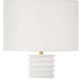 White lamp with white background