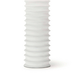White lamp with white background.