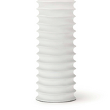 White lamp with white background.