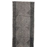 table runner with dot pattern on white background